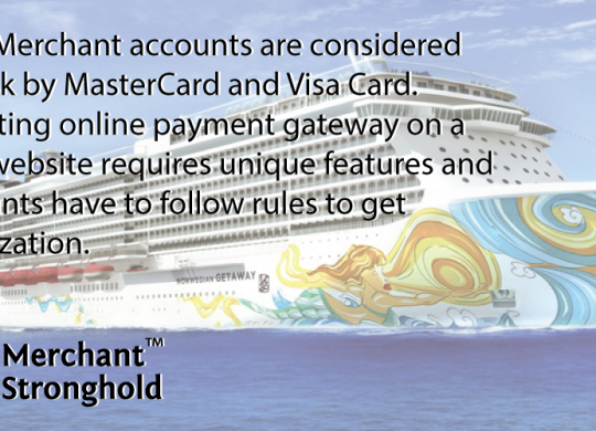 Merchant accounts for cruises